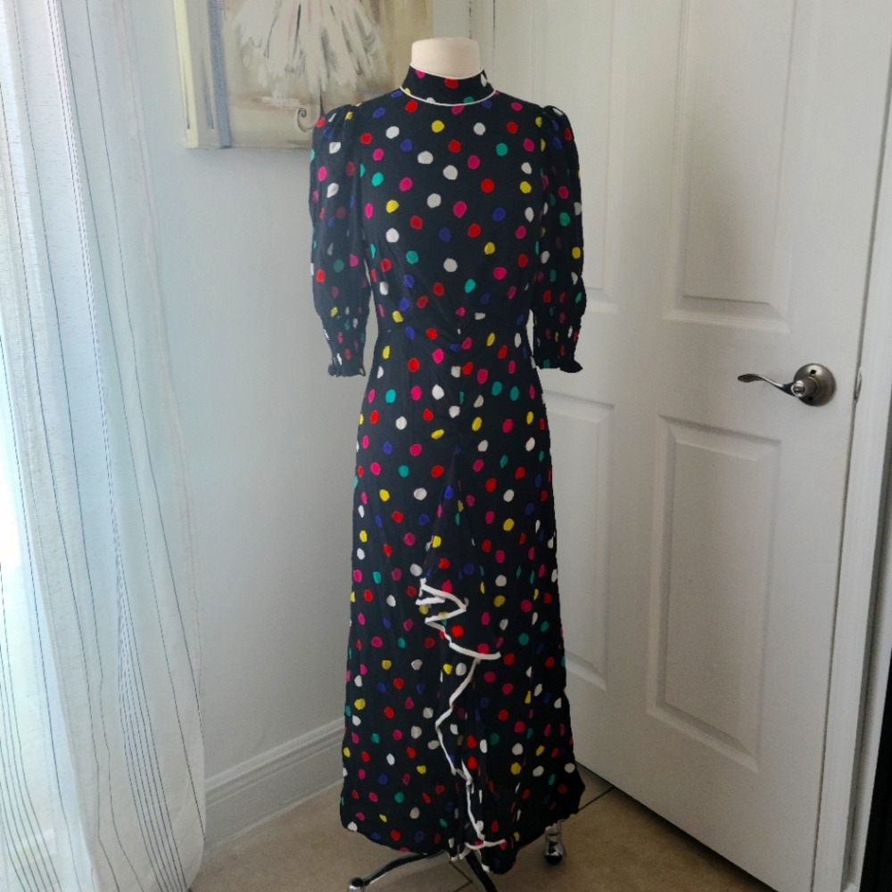Rixo X Target Polka Dot Ruffle Dress